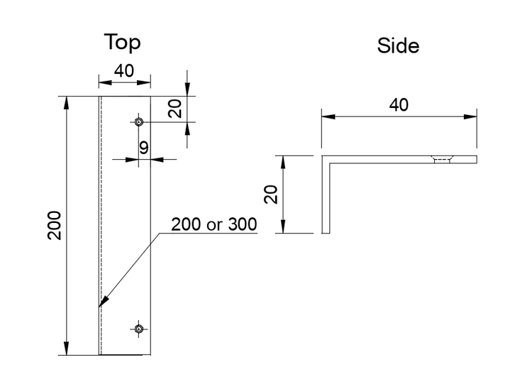Messing greep - 20 of 30 cm - Image 3